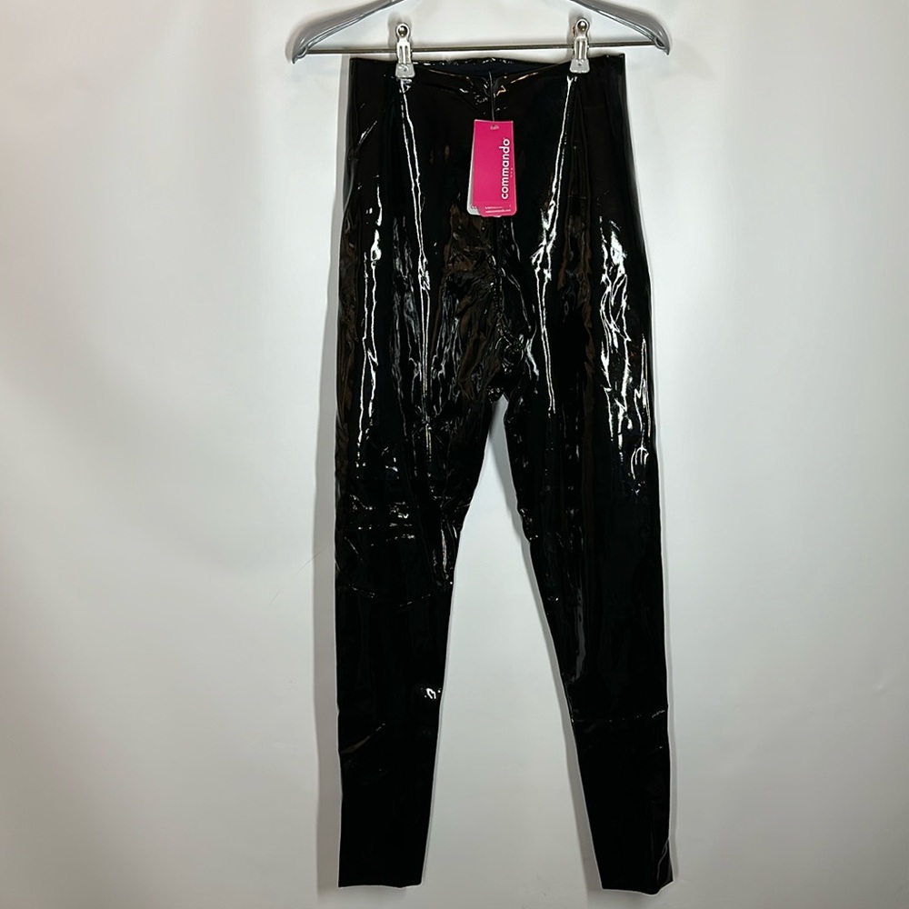 Commando Black Patent Leggings